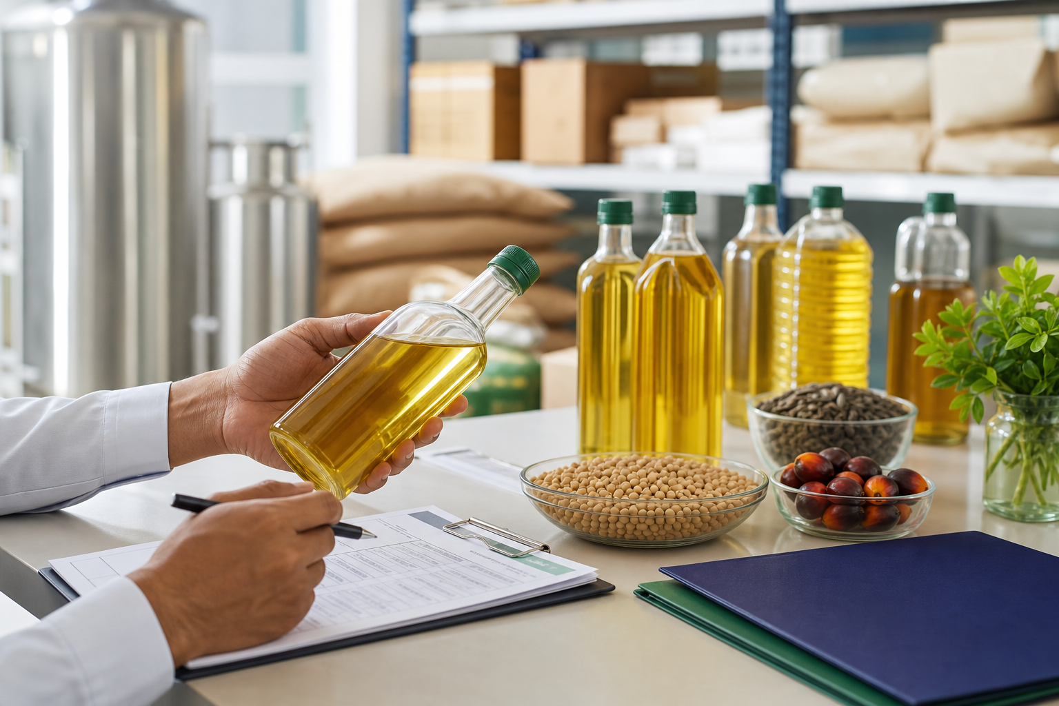 Quality review of edible oil samples and agro commodities
